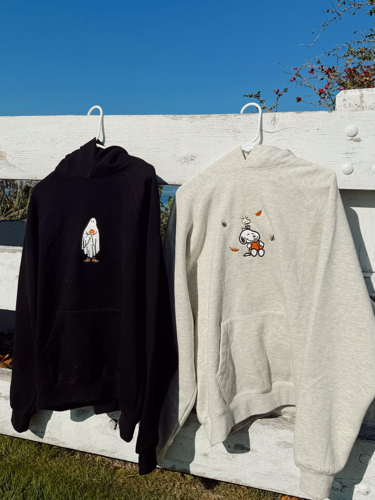 COWBOY GHOST FALL HOODIE BLACK