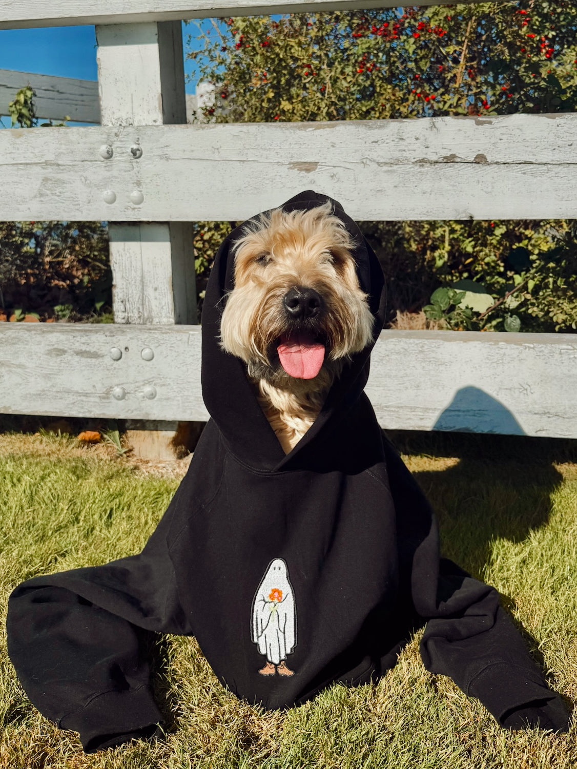COWBOY GHOST FALL HOODIE BLACK