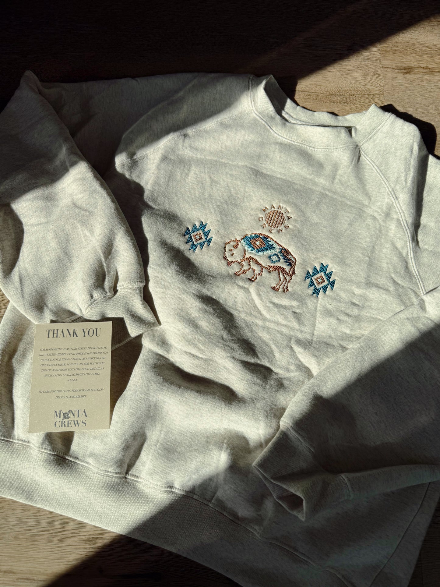 AZTEC BISON CREW GREY