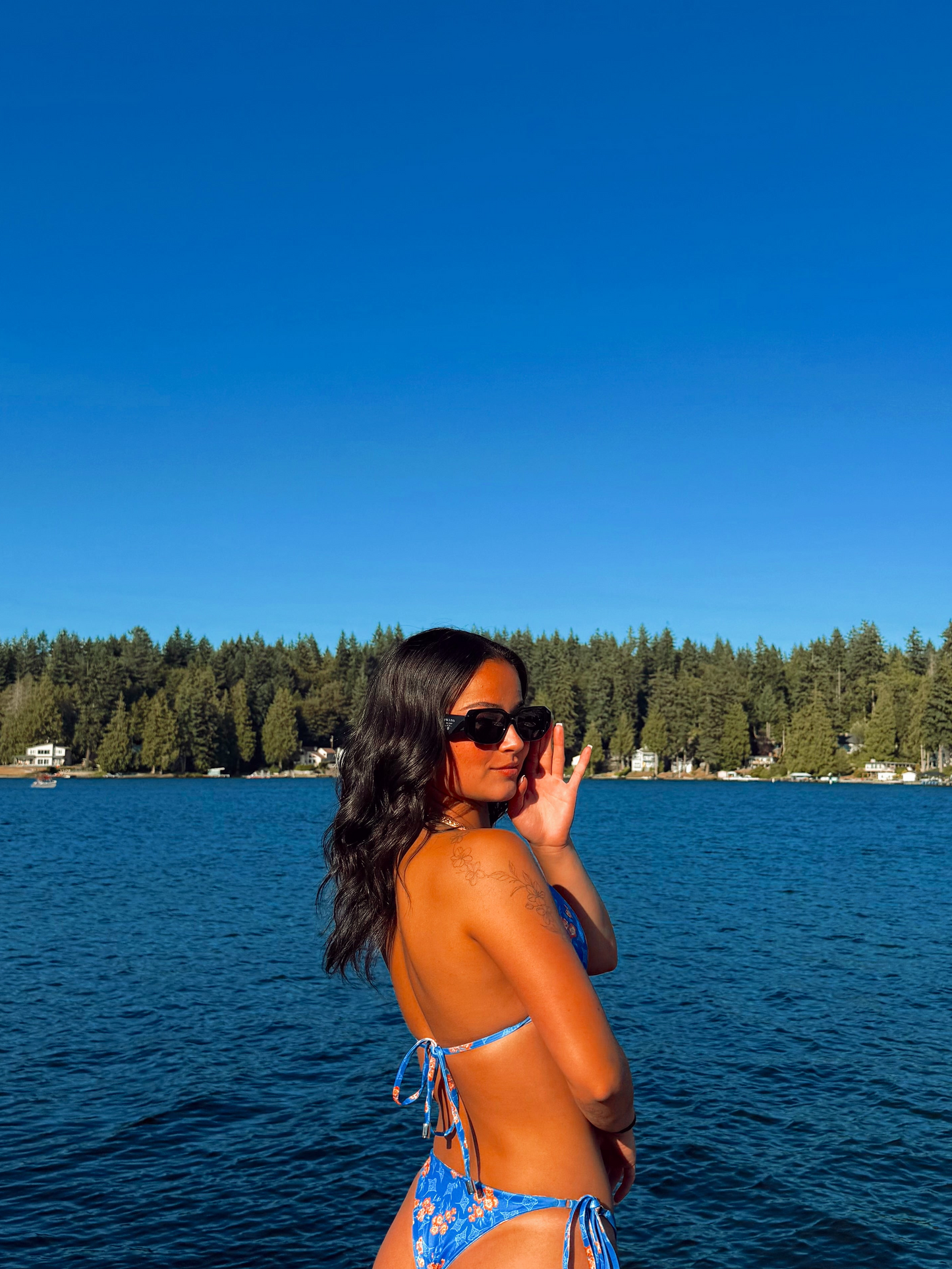 ORANGE MANTA BIKINI BOTTOM