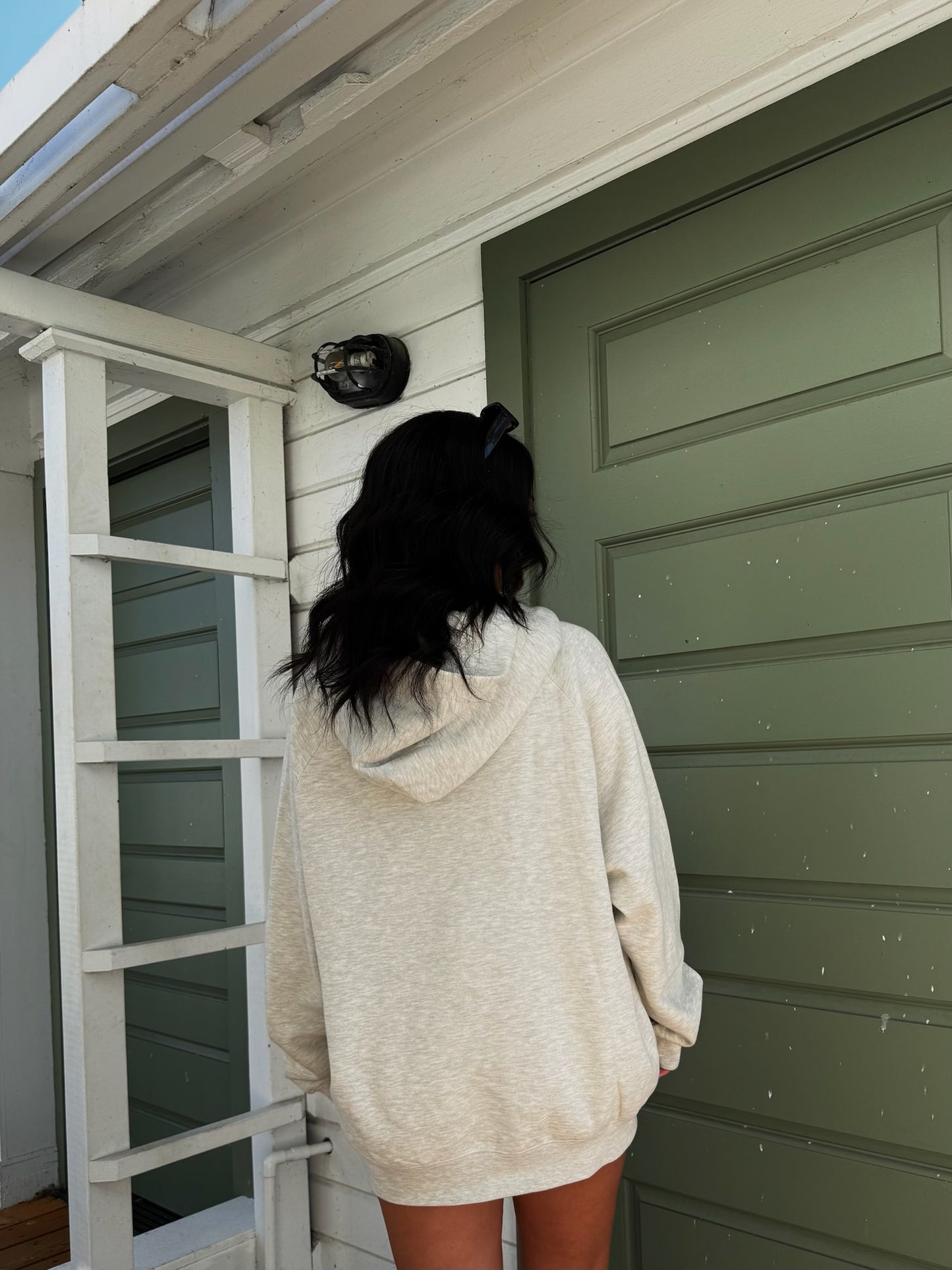 AZTEC BISON HOODIE GREY